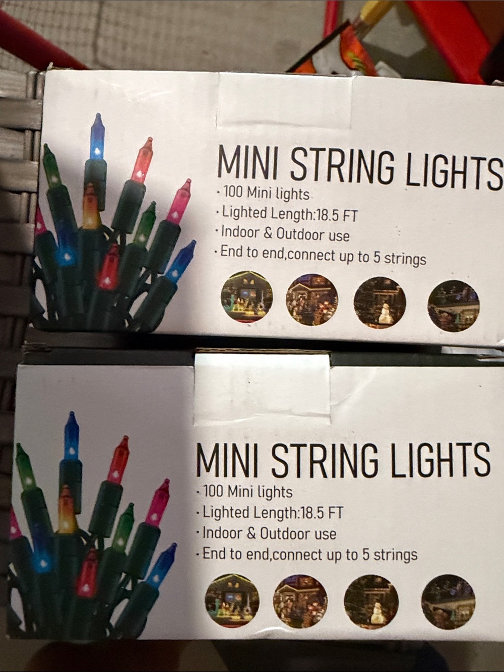 Mini Christmas String Lights - Multicolor - Picture 2 of 2